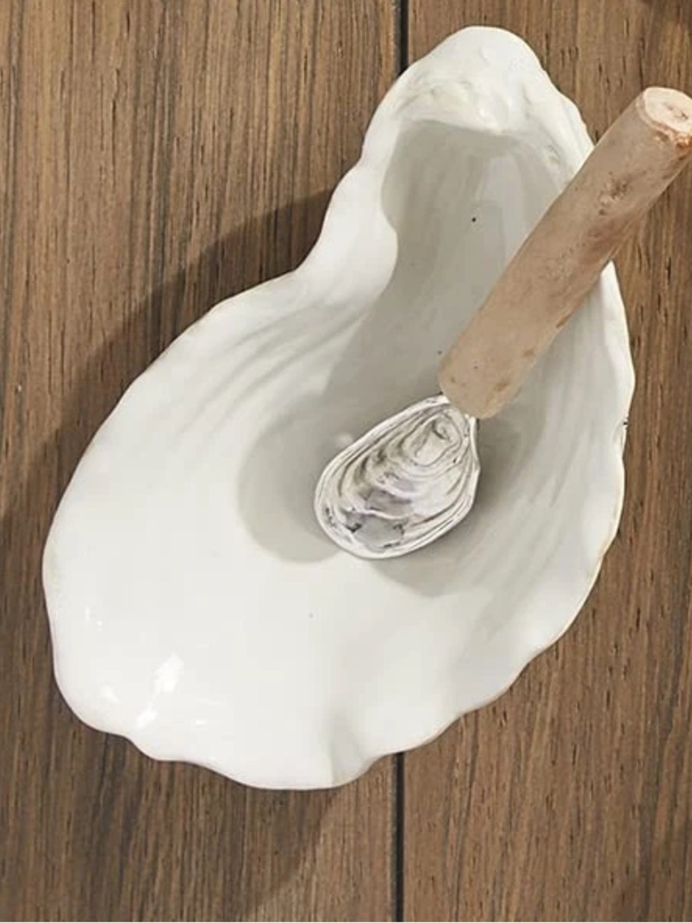 MUD PIE NWT oyster shaped dip set